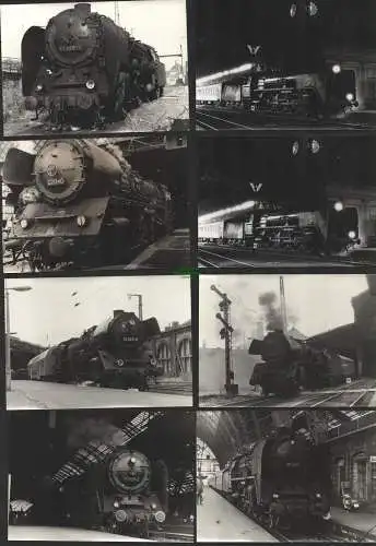 155399 16 Fotos AK Format 15 x 10,5 cm Eisenbahn Dresden Altstadt Lokschuppen