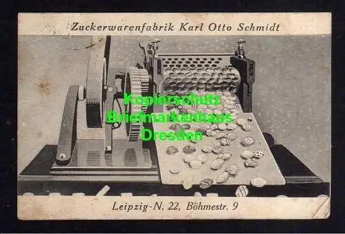 118121 AK Leipzig N 22 Zuckerwarenfabrik Karl Otto Schmidt 1927