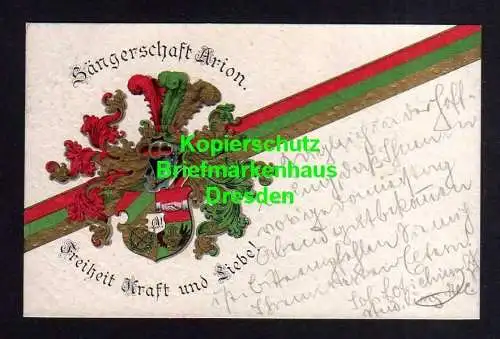 114459 AK Studentika Leipzig 1912 Sängerschaft Arion