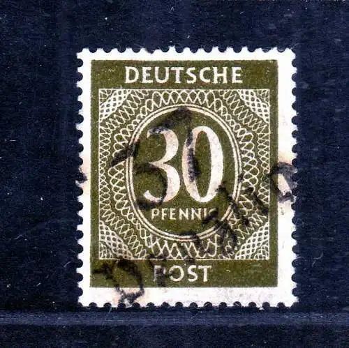 h3722 SBZ Bezirkshandstempel gepr. BPP Bezirk 37 Penzlin Zi. 30 (*) ohne Gummi