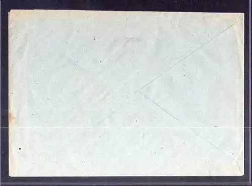 B538 SBZ Brief Gebühr bezahlt 1948 Lehndorf Kreis Altenburg Sägewerk Julius Erle
