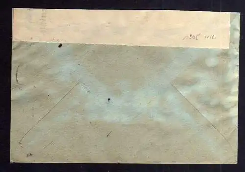 B1905 Brief SBZ Gebühr bezahlt 1948 Währungsreform Dippoldiswalde Amtsanwaltscha