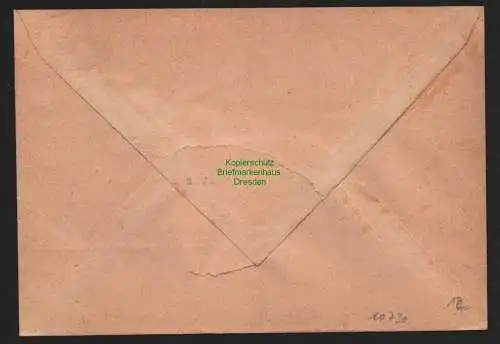 B10730 Brief DDR Propaganda Dresden 1951 Dein "Ja" zur Volksbefragung VAS nach