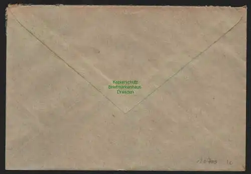 B10700 Brief DDR Propaganda Fürstenwalde 1951 Jeder ein Kämpfer für den Frieden