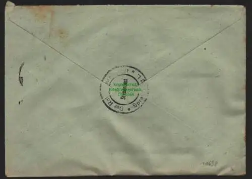 B10698 Brief DDR Propaganda Spremberg 1950 Wir wollen in Frieden Leben Darum wäh