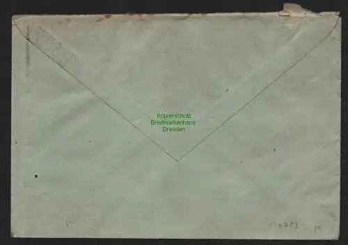 B10723 Brief DDR Propaganda Oranienbaum Vockerode 1952 Fordert Friedensvertrag