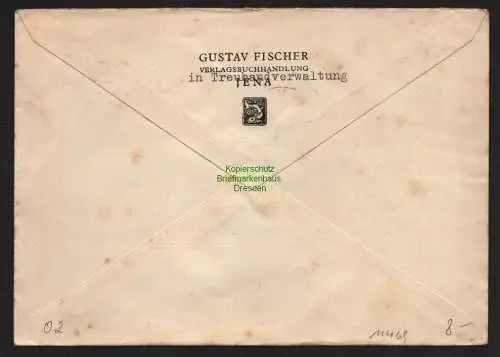 B11469 Brief DDR Propaganda Jena 1953 Aktivisten Spitze des Staatsapperates