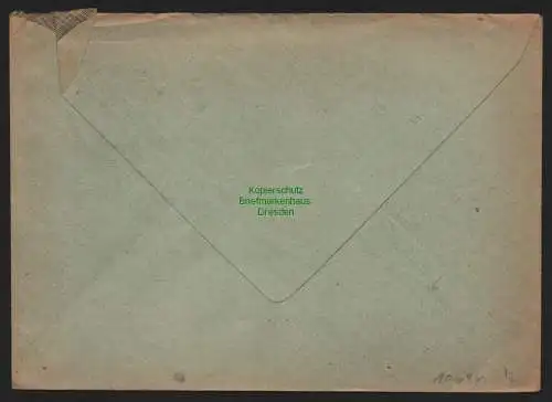 B10694 Brief DDR Propaganda Nauen 1954 Für Frieden Einheit Wohlstand Konsum