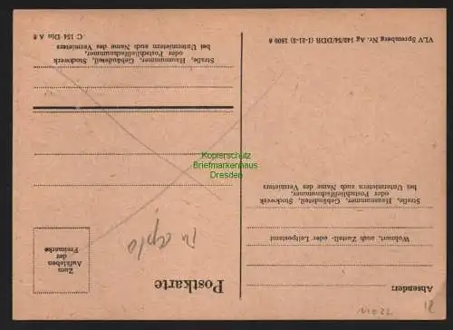 B11022 Karte DDR Propaganda Losung In fester Freundschaft zum grossen Sowjetvolk