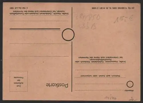 B-14570 Brief DDR 284 285 Deutsch Polnische Freundschaft SST Leipzig Gedenktag 1