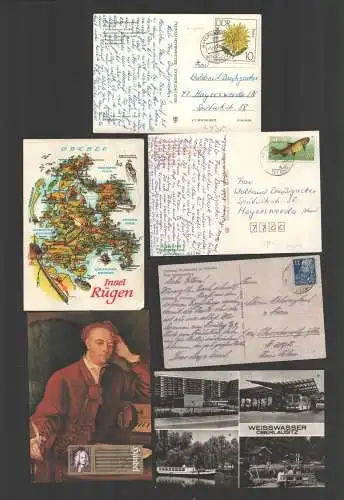 B-14663 14x DDR Postkarte Brief 318 307 315 EF AK Gross Särchen Hoyerswerda