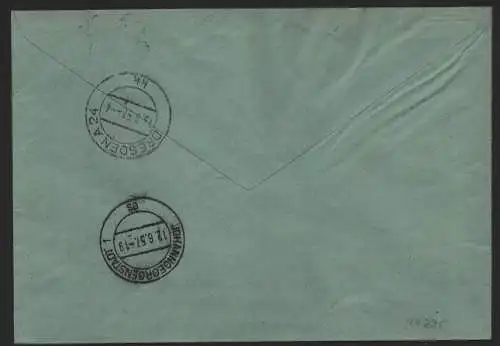 B14235 DDR ZKD Brief 1957 11 1510 Johanngeorgenstadt Rat der Stadt an Jugendhilf