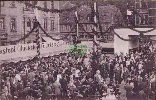 154725 AK Mittweida Offizielle Anlagen Fest Postkarte um 1913