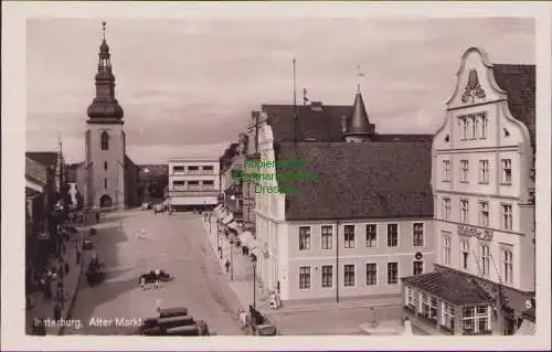 154709 AK Insterburg Ostpreußen um 1935 Hotel Rheinischer Hof Geschäftshaus