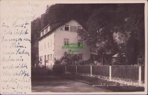 157726 AK Schmilka Sächsische Schweiz 1939 Fotokarte "Unser neues Heim"