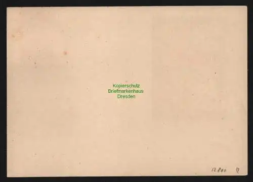 B12800 DR Deutsches Reich Postkarte um 1944 Billige Wärme durch Feste Brennstoff