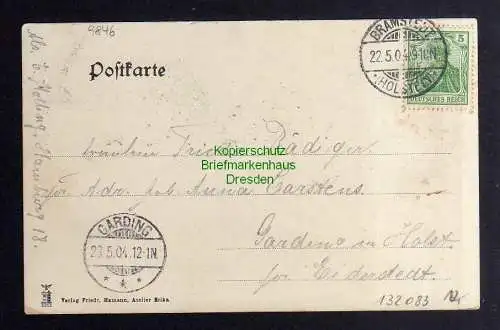 132083 AK Bad Bramstedt Holstein Kreis Segeberg Solbad 1904