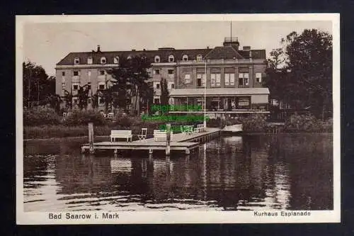 130772 AK Bad Saarow i. Mark 1934 Kurhaus Esplanade