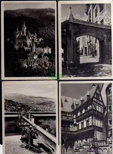 130724 8 AK Wernigerode Klintgasse 1930 Das alte Haus 1912 Feudalmuseum