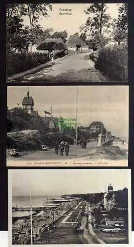 130710 3 AK Arendsee Bauernhaus Strandpromenade 1917 Fotokarte 1928