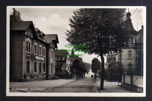 130652 AK Großröhrsdorf Am Postamt um 1935