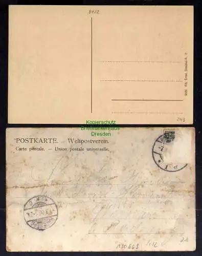 130669 2 AK Meierei Lössnitzgrund 1906