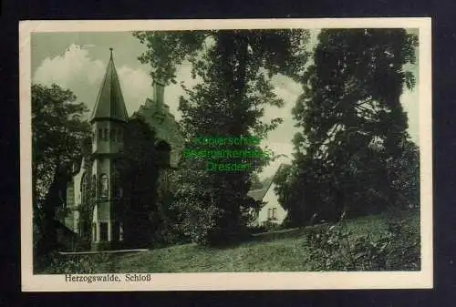 130791 AK Herzogswalde Schloß DDAC Station Erbgerichts Gasthof 1941