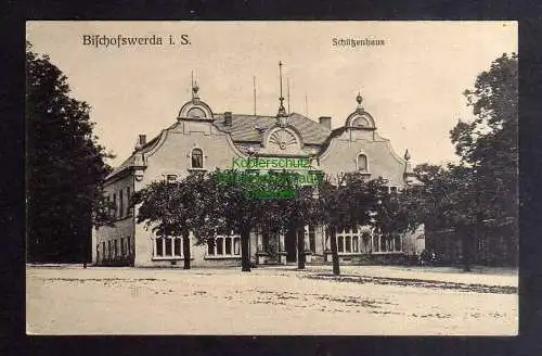 130814 AK Bischofswerda Schützenhaus 1911