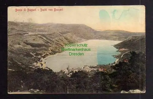 130674 AK Bucht von Bakar Buccari Kroatien bei von Rijeka 1928