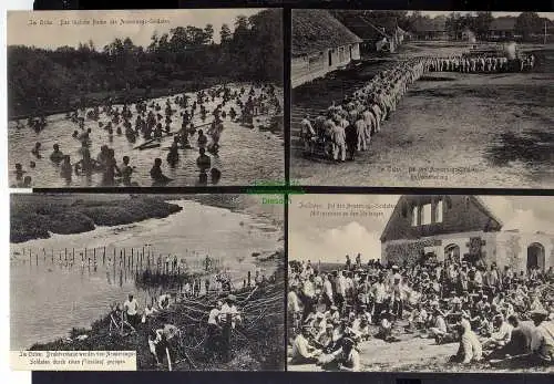 126608 12 AK Soldaten 1. WK Tageblatt für Litauen Tilsit u 1918 Kühlewindt Serie