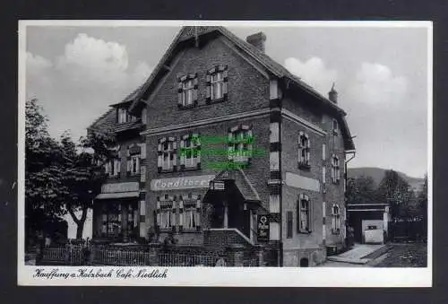 126805 AK Wojcieszow Kauffung a. Katzbach Cafe Conditorei Niedlich 1939