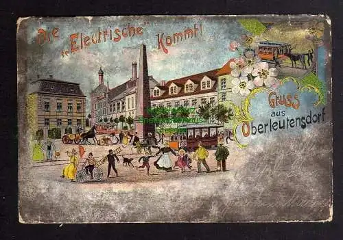 126582 AK Horni Litvinov Oberleutensdorf 1901 Litho Die Electrische Kommt