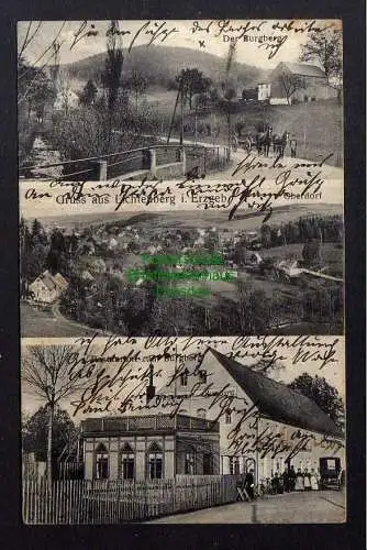 126260 AK Lichtenberg Erzgebirge 1908 Burgberg Oberdorf Restaurant zum Burgberg