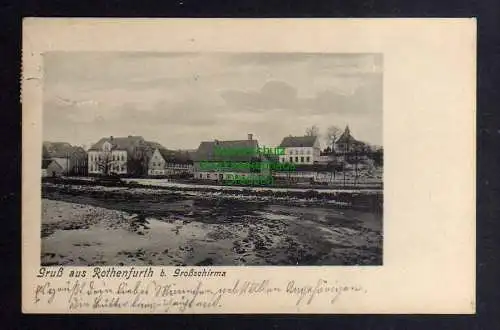 126324 AK Rothenfurth bei 1909 Großschirma Ortsteil