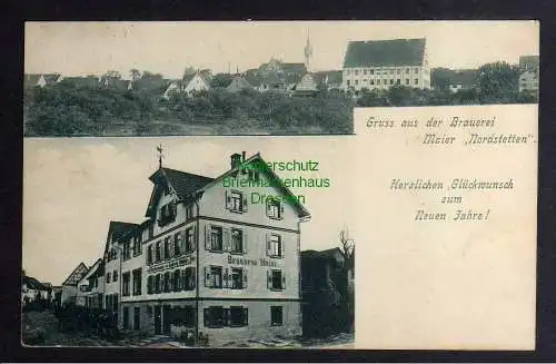 126345 AK Nordstetten Horb am Neckar Brauerei Ludwig Maier 1901