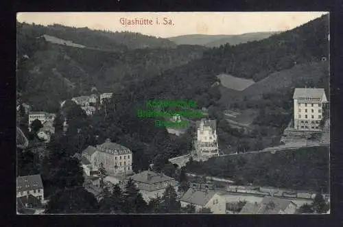 124903 Ansichtskarte Glashütte Sa. 1912