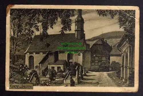 124948 AK Kirche zu Lauter Künstlerkarte um 1920