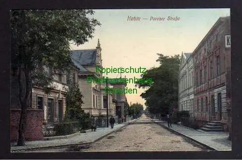 125007 AK Ketzin 1909 Paretzer Straße rechts Geschäft Klempnermeister Hermann Ro