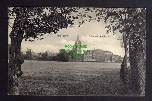 125183 AK Gollnow in Pommern 1909 Goleniow Blick auf die Stadt