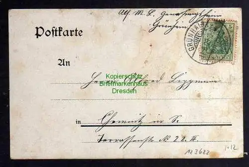 123622 AK Grünhain Genesungsheim 1909