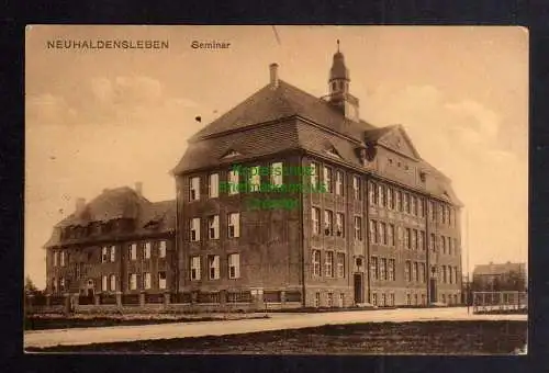 123432 AK Neuhaldensleben Seminar 1922 Vollbild