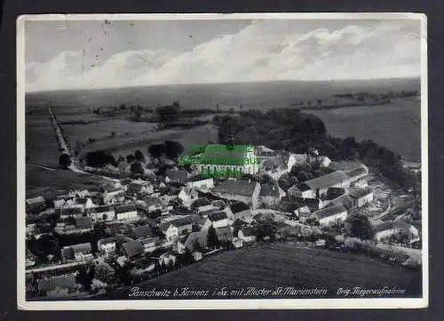 123824 AK Panschwitz-Kuckau bei Kamenz Luftbild mit Kloster St. Marienstern 1936