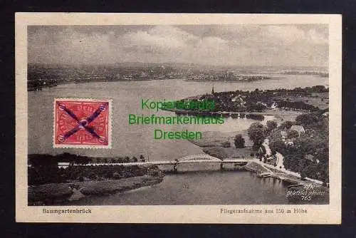 121733 AK Baumgartenbrück 1922 Luftbild Fliegeraufnahme Geltow Baumgartenbrücke