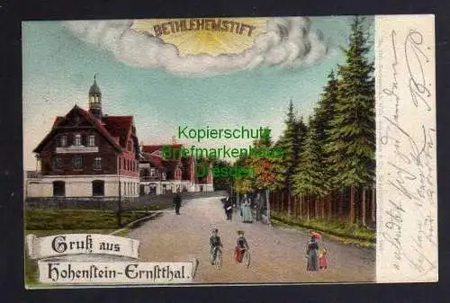 121456 AK Hohenstein-Ernstthal Bethlehemstift 1903