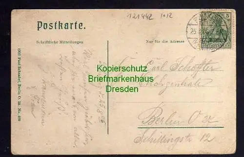 121442 AK Pritzhagener Mühle bei Buckow Märkische Schweiz 1906