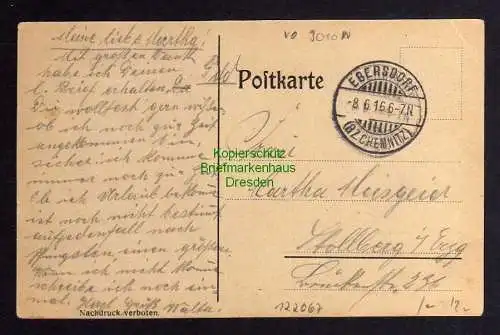 122067 AK König Friedrich August Kaserne Chemnitz Ebersdorf 1916