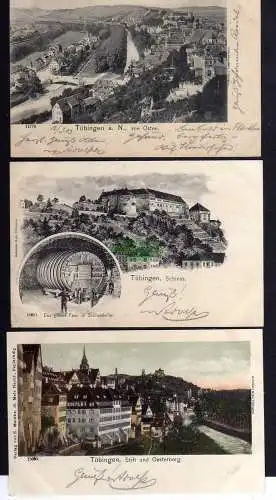 121940 3 AK Tübingen a. N. 1903 Schloss Das grosse Fass Oesterberg