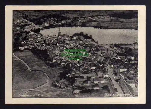 122172 AK Freienwalde Pom. um 1940 Luftbild Fliegeraufnahme