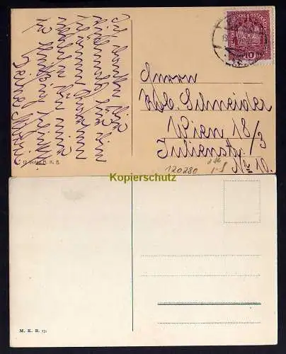 120280 2 AK Brüx Most K.k. Staatsoberreal Gymnasium 1919