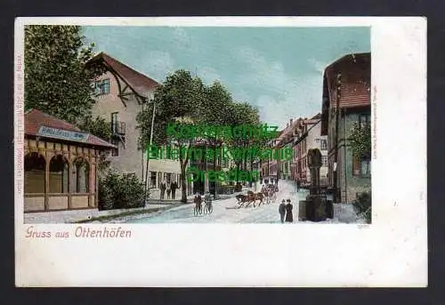 120782 AK Ottenhöfen im Schwarzwald um 1905 Eingang Hotel Engel